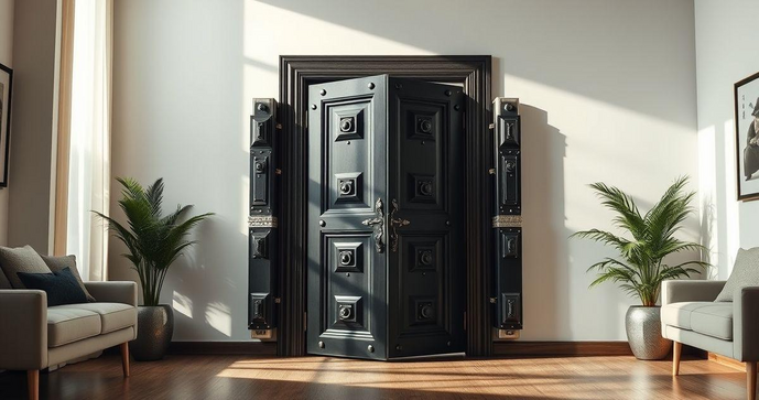 Porta blindada nível 3: segurança máxima para sua residência ou comércio